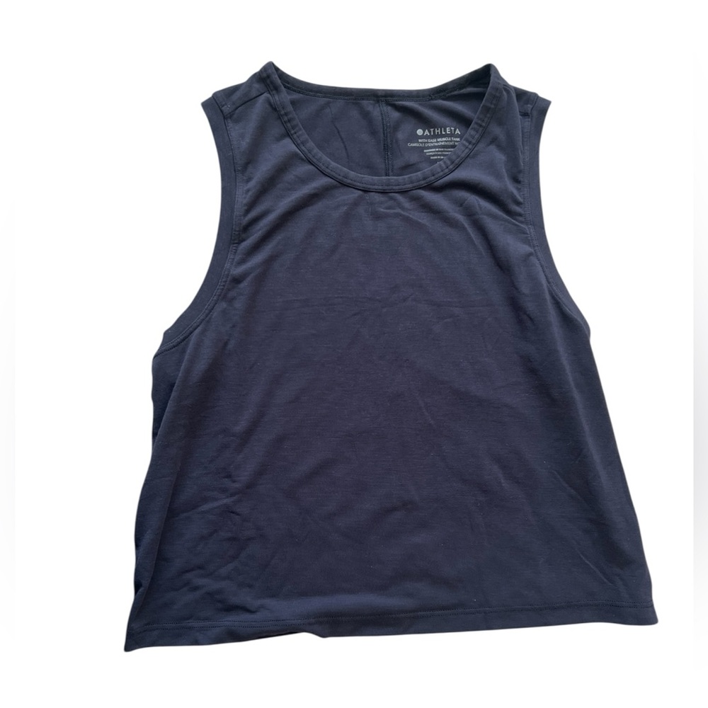 Athleta Women’s Black With Ease Muscle Tank Top | XXS